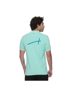 Allen Solly Polo T-shirt Men- Turquoise Green SW